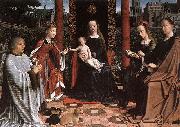 Gerard David The Mystic Marriage of St Catherine oil painting artist